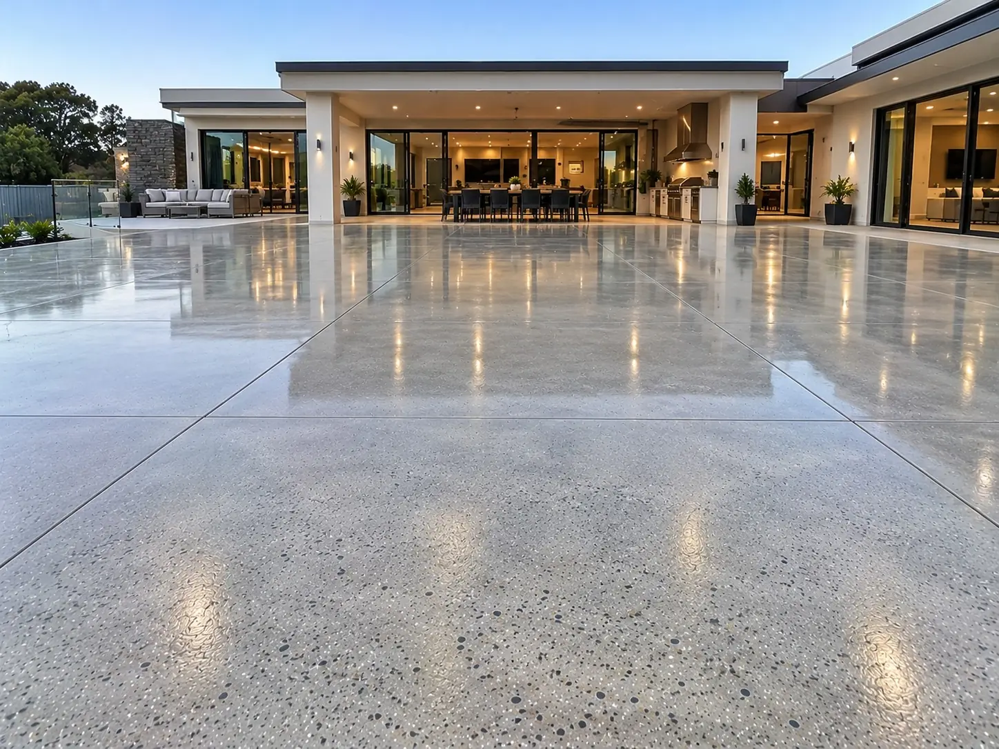 Polished Concrete Floors work in Wollongong